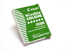 Pilot Parallel Pen Ink Cartridge - Green