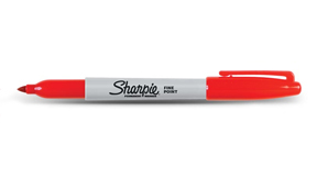 Sharpie Fine Point Permanent Marker   Red