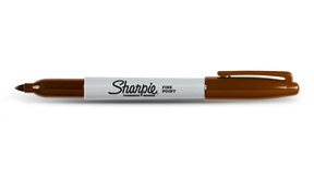 Sharpie Fine Point Permanent Marker   Brown