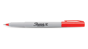 Sharpie Permanent Marker Ultra Fine - Red