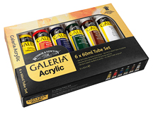 Winsor & Newton Galeria Acrylic Set of 6x60ml