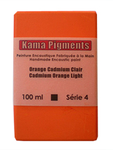 Kama Encaustic 100ml Cadmium Orange Light