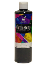 Chromatemp Liquid Tempera Paint 16oz Black