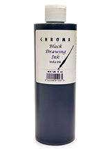 Chroma Black Drawing Ink 16.9oz