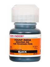 Koh-I-Noor Fount India Drawing Ink 1oz Black