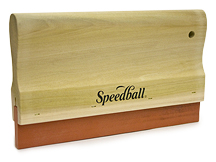 Speedball Graphic Squeegee 10" Wooden Handle
