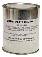 Graphic Chemical Burnt Plate Oil #8 Body Gum 16oz