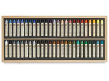 Sennelier Oil Pastels  Wooden Box Set of 50