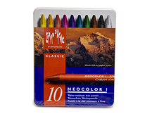 Caran D’Ache Neocolor I Wax Oil Pastels - Set of 10