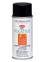 Grumbacher Final Fixative Spray 11.75oz Gloss