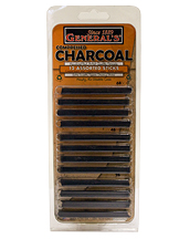 Generals Compressed Charcoal Set of 12