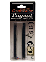 Generals Layout Graphite Sticks Set of 2