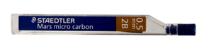 Staedtler Mars Micro Carbon Lead 0.5mm 2B x12