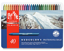 Caran D’Ache Neocolor II Crayons - Set of 40