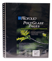 Itoya Art Profolio PolyGlass Pages 10/Pack 11x14