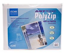 Itoya PolyZip Clear Envelope 14x17