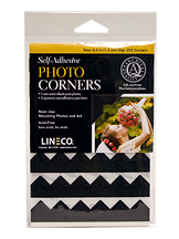Lineco Self-Adhesive Photo Corners Black x252