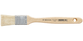 Escoda Natural Single Thick Varnish Brush Flat #24