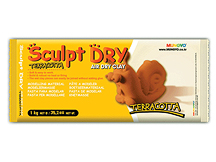 Mungyo Sculpt-Dry Air Dry Clay 1000g Terracotta