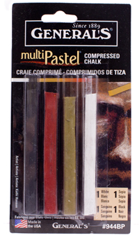 General's Compressed Pastels Traditional Colours