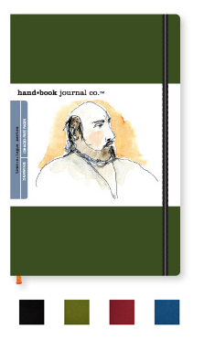 Travelogue Journal – Large Portrait 5.5 x 8.25 in. – Green